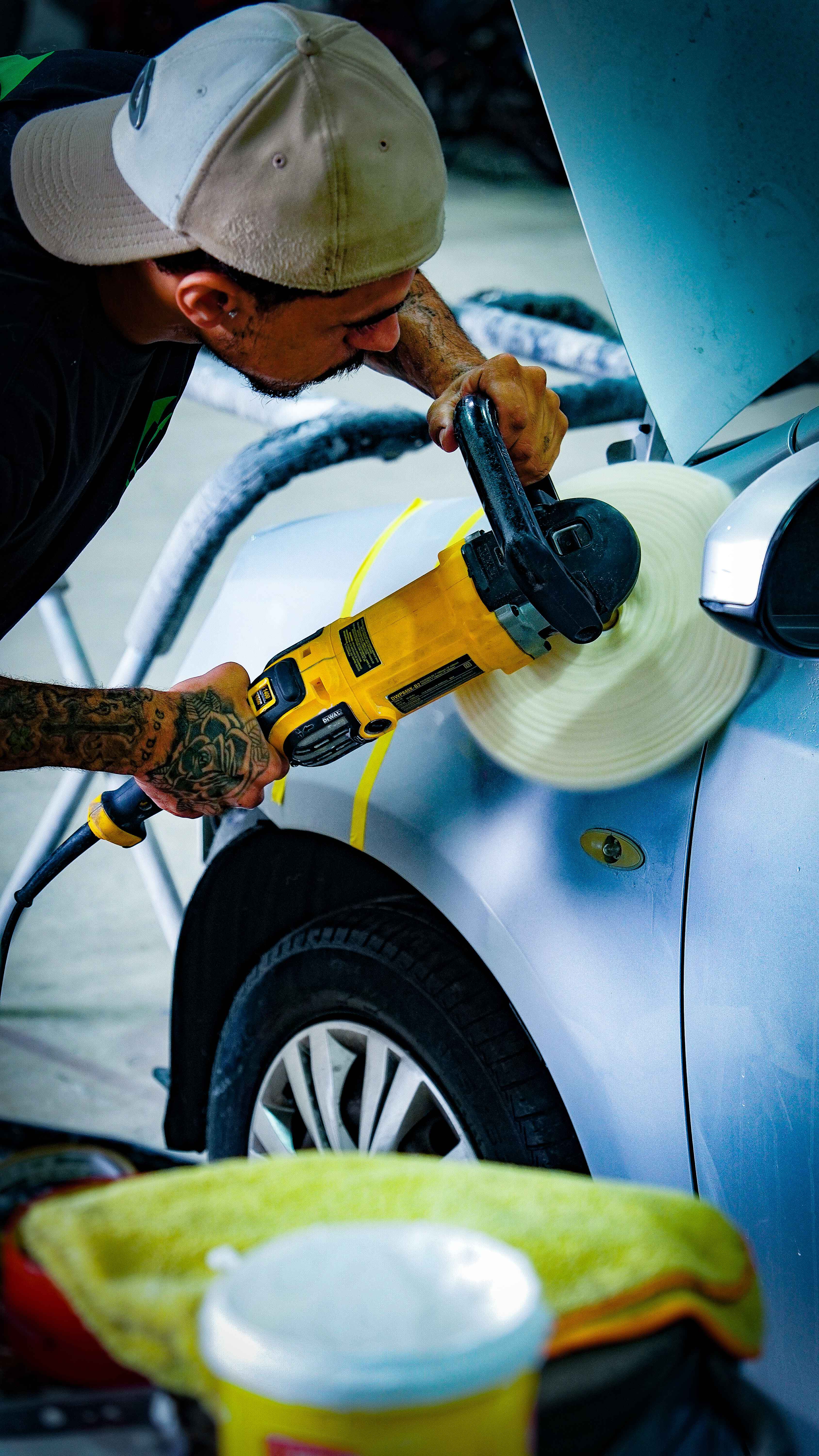 Polimento e preparação profissional